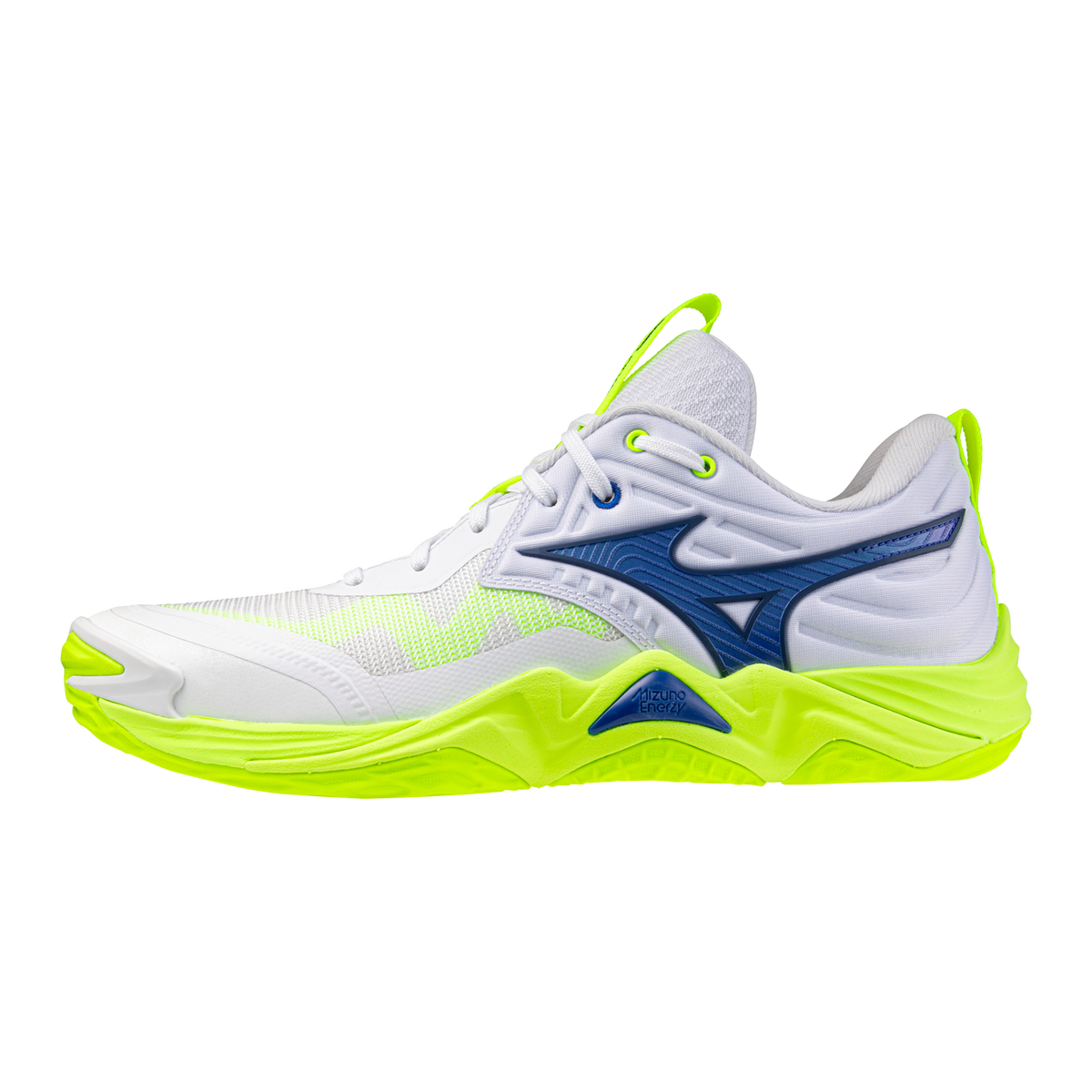 Mizuno Wave Momentum 4 Elite Unisex — White / Lightning Yellow