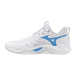 Mizuno Wave Momentum 4 Pro Womens — White / Baby Blue