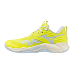 Mizuno Wave Momentum 4 Pro Womens — Jasper Yellow / Blue