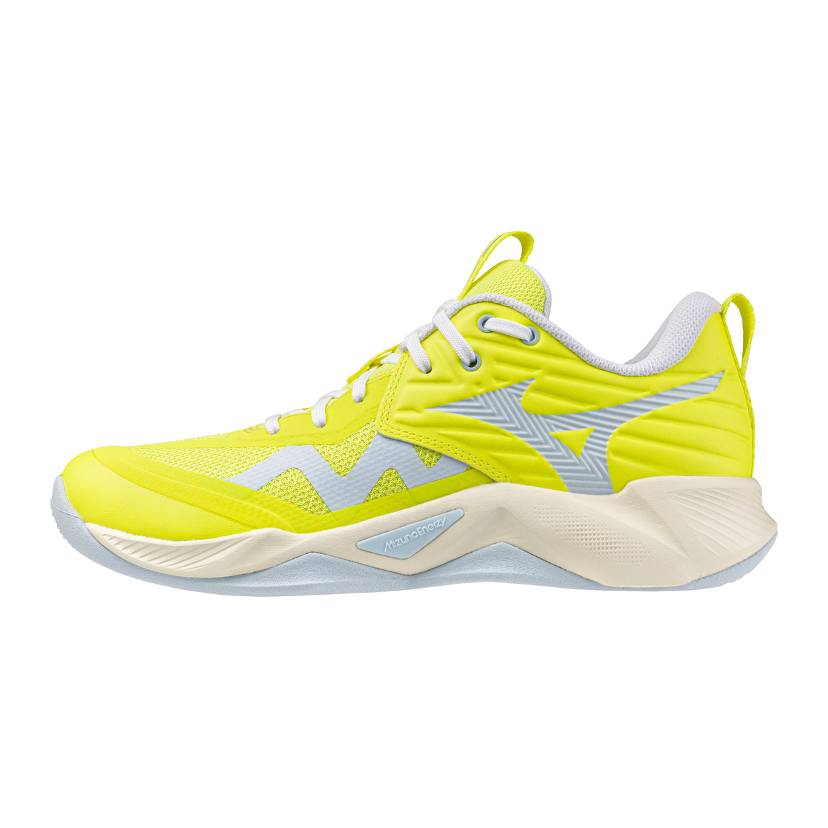 Mizuno Wave Momentum 4 Pro Womens — Jasper Yellow / Blue