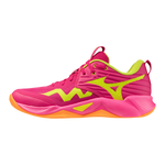 Mizuno Wave Momentum 4 Pro Womens — Pink Tetra / Fortune Yellow