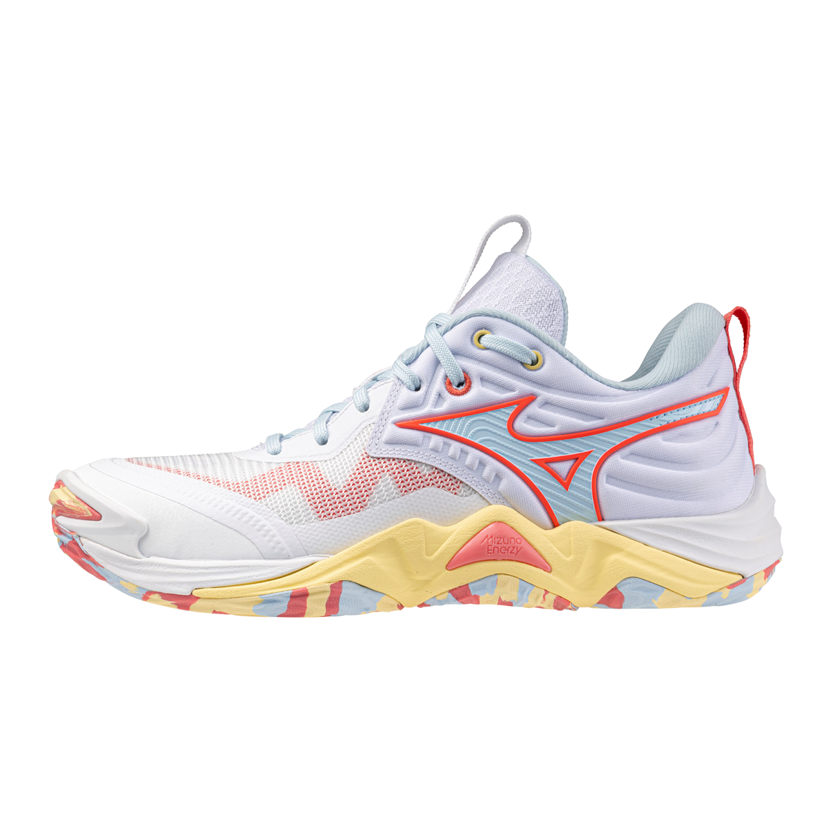 Mizuno Wave Momentum 4 Elite Womens — White / Calypso Coral