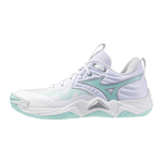 Mizuno Wave Momentum 4 Elite Womens — White / Blue Tint