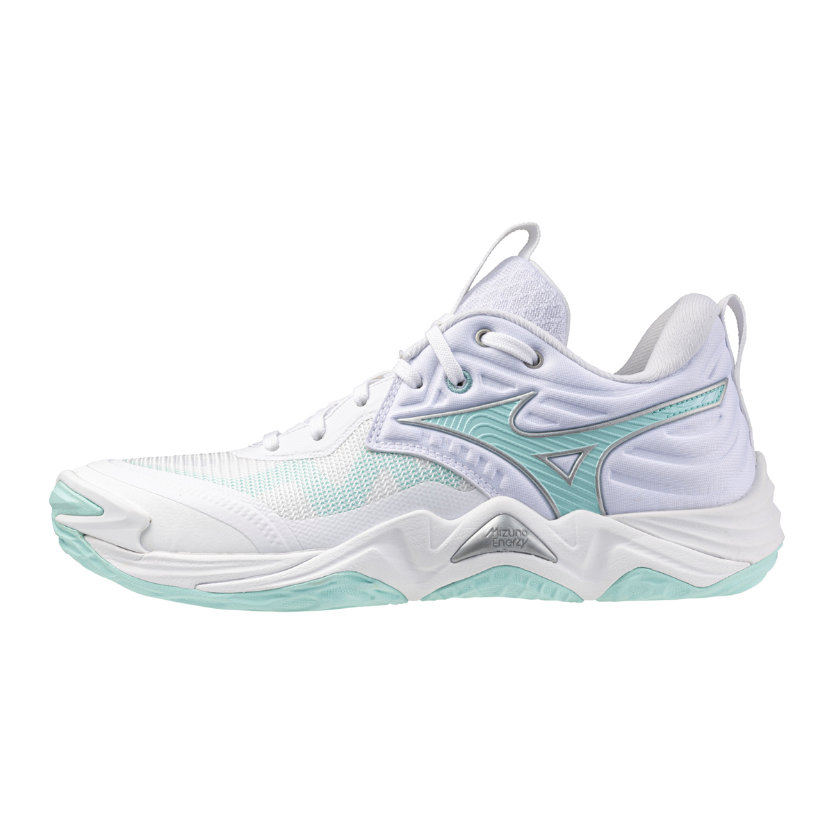 Mizuno Wave Momentum 4 Elite Womens — White / Blue Tint