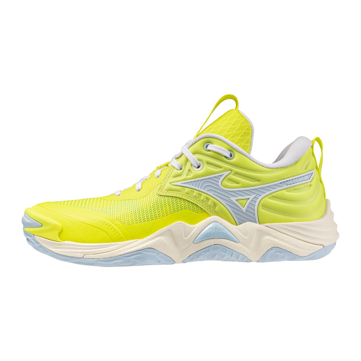 Mizuno Wave Momentum 4 Elite Womens — Jasper Yellow / Blue