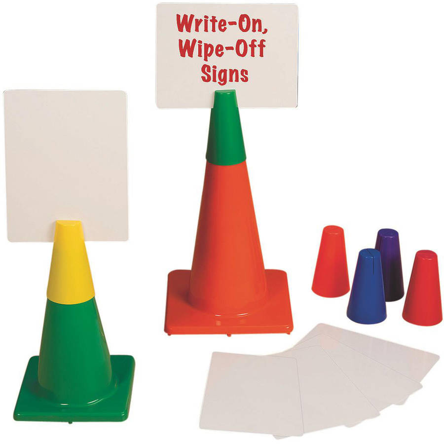 BSN SPORTS Cone Sign Holder - Color My Class (Set of 6)