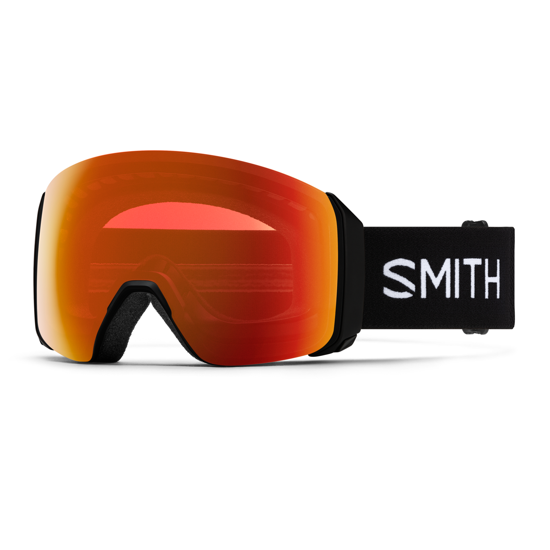 Smith 4D MAG XL - Black + ChromaPop™ Everyday Red Mirror Lens