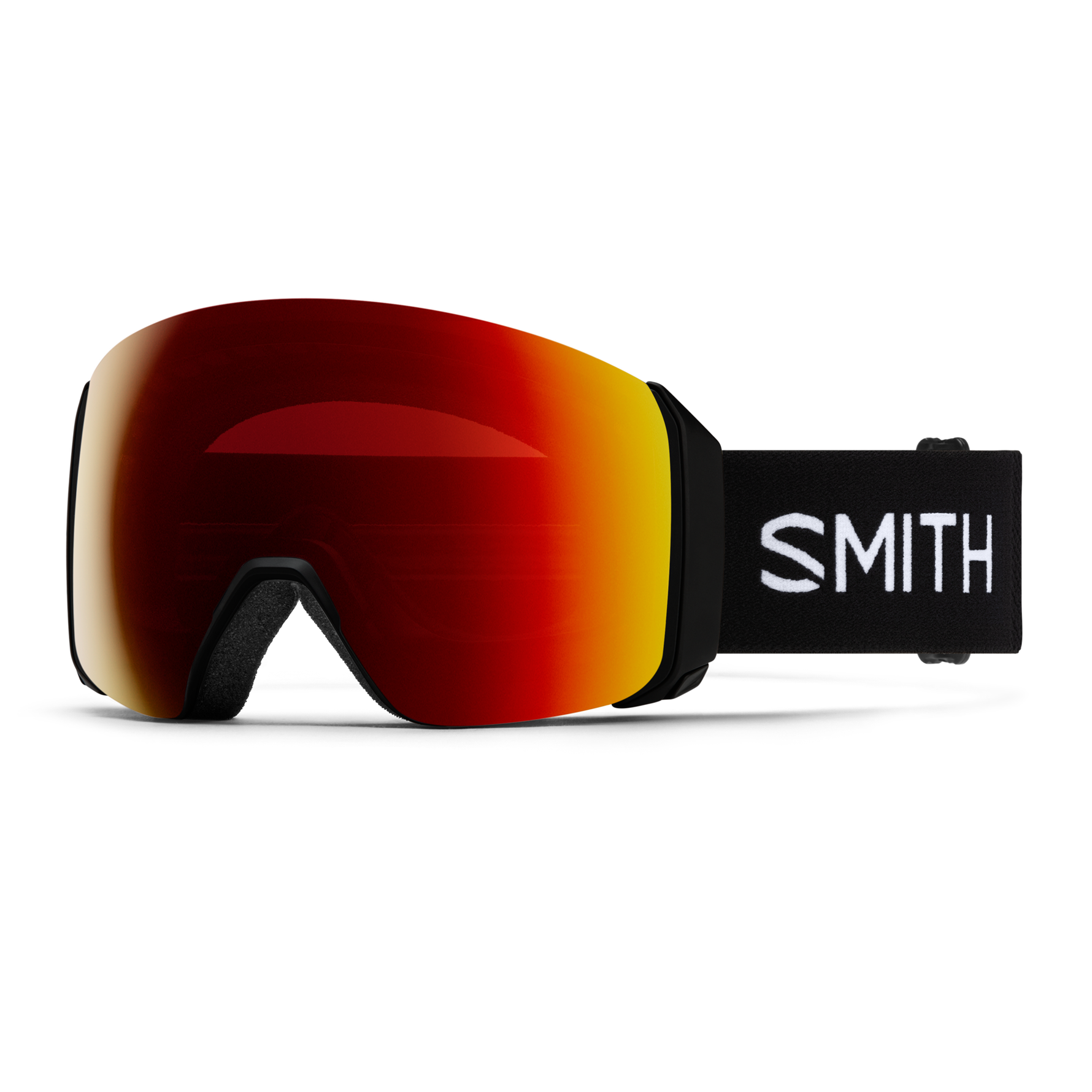 Smith 4D MAG XL - Black + ChromaPop™ Sun Red Mirror Lens