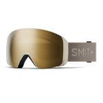 Smith 4D MAG XL - Chalk + ChromaPop™ Sun Black Gold Mirror Lens