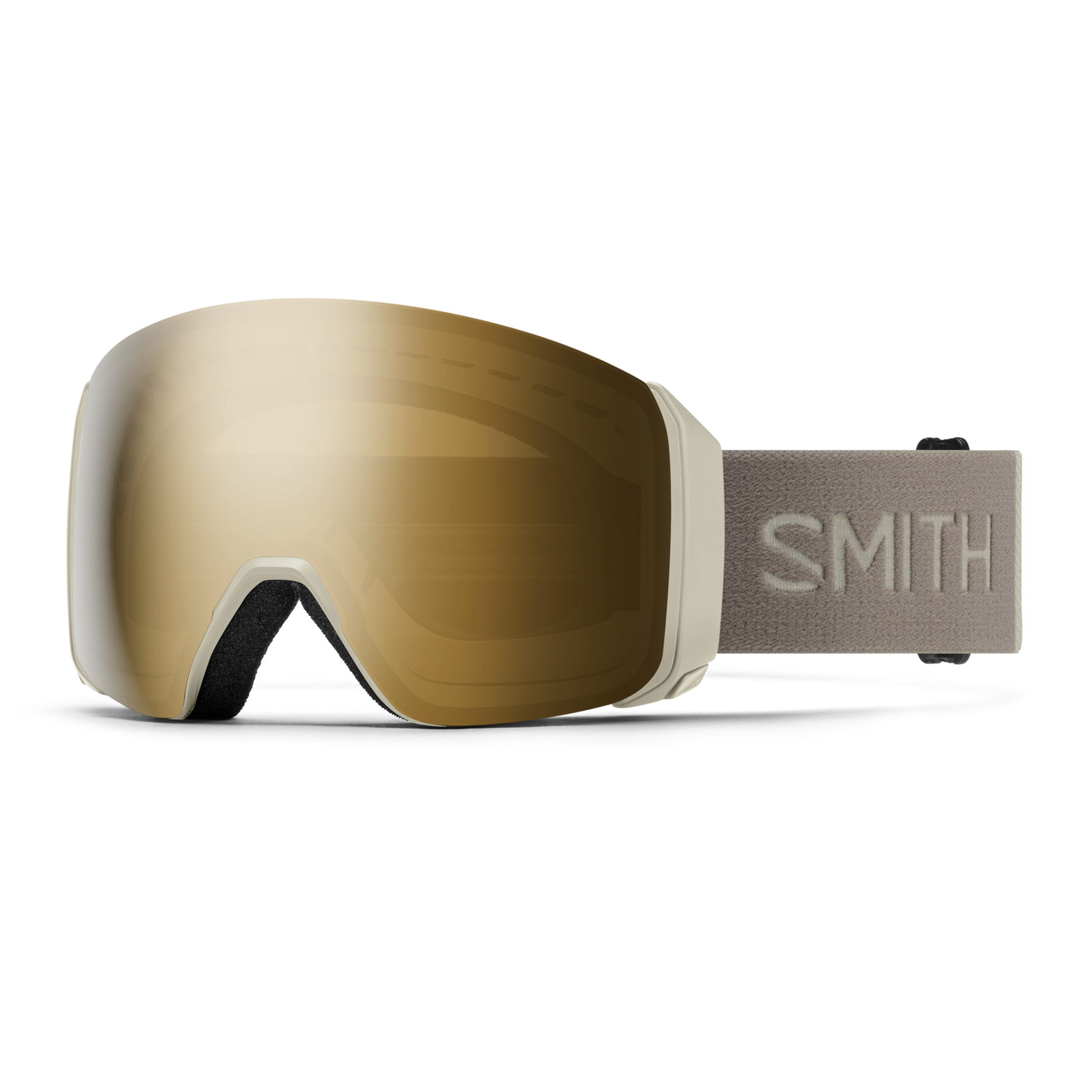 Smith 4D MAG XL - Chalk + ChromaPop™ Sun Black Gold Mirror Lens