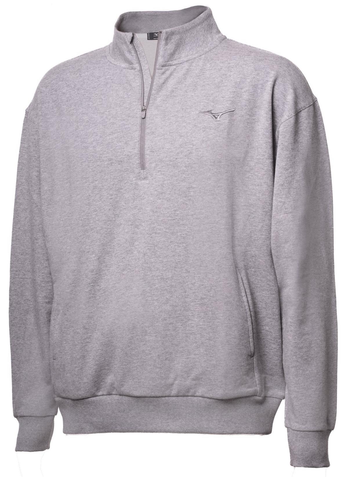 Mizuno Recover 1/4 Zip - Heathered Shade