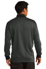 Nike Dri-FIT 1/2-Zip Cover-Up. - Anthracite Heather/ Black