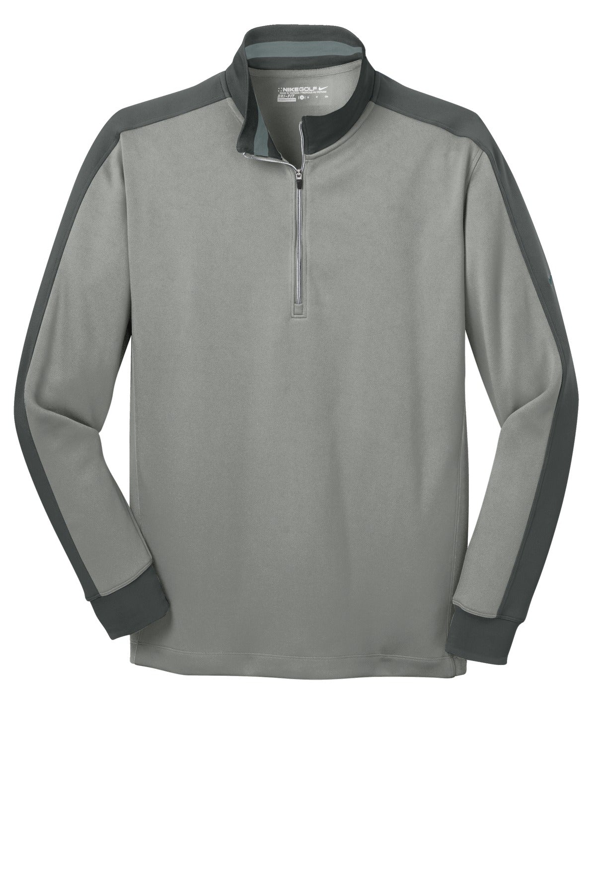 Nike Dri-FIT 1/2-Zip Cover-Up. - Athletic Grey Heather/ Dark Grey