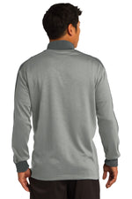 Nike Dri-FIT 1/2-Zip Cover-Up. - Athletic Grey Heather/ Dark Grey