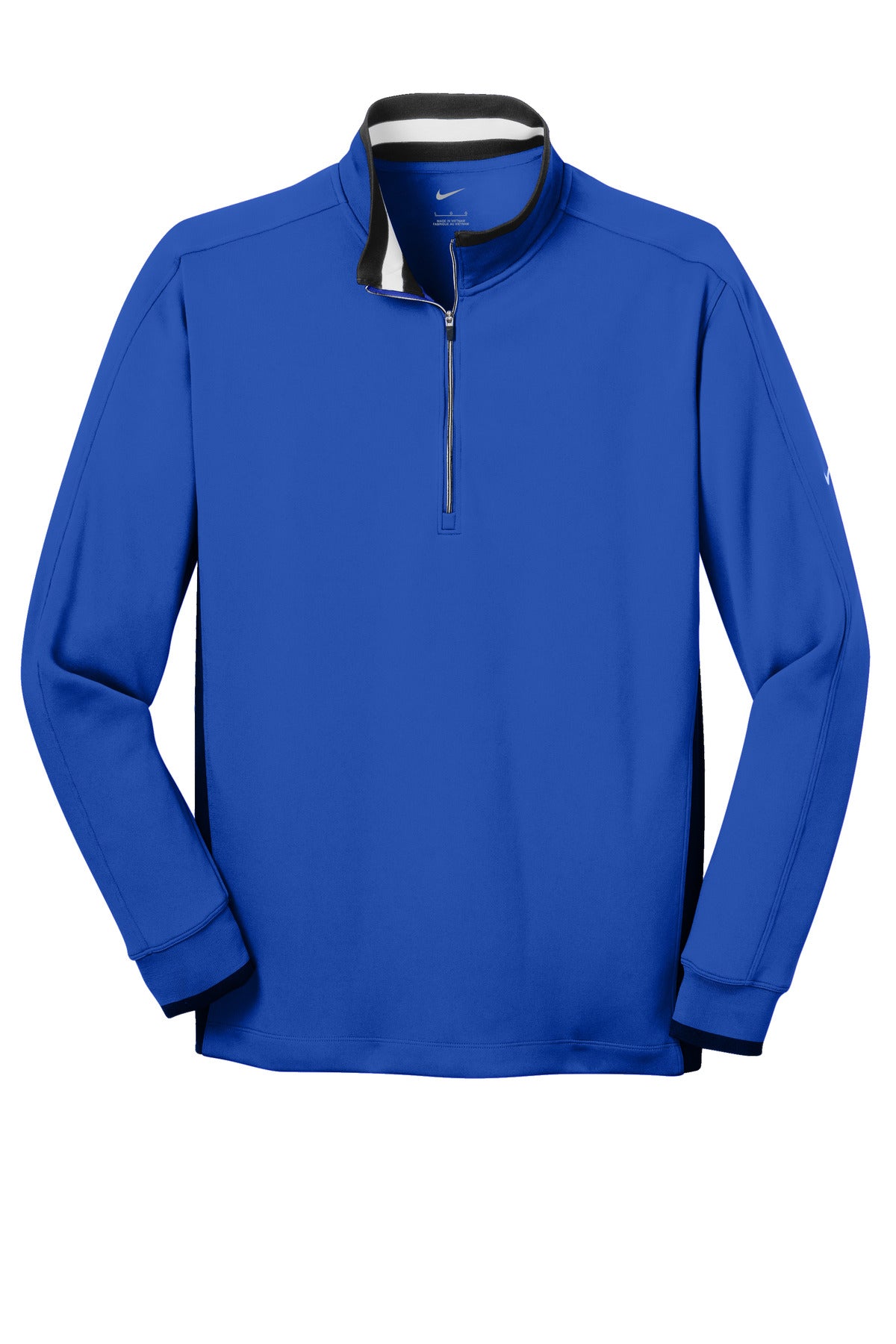 Nike Dri-FIT 1/2-Zip Cover-Up. - Game Royal/ Black/ White