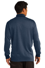 Nike Dri-FIT 1/2-Zip Cover-Up. - Midnight Navy Heather/ Midnight Navy