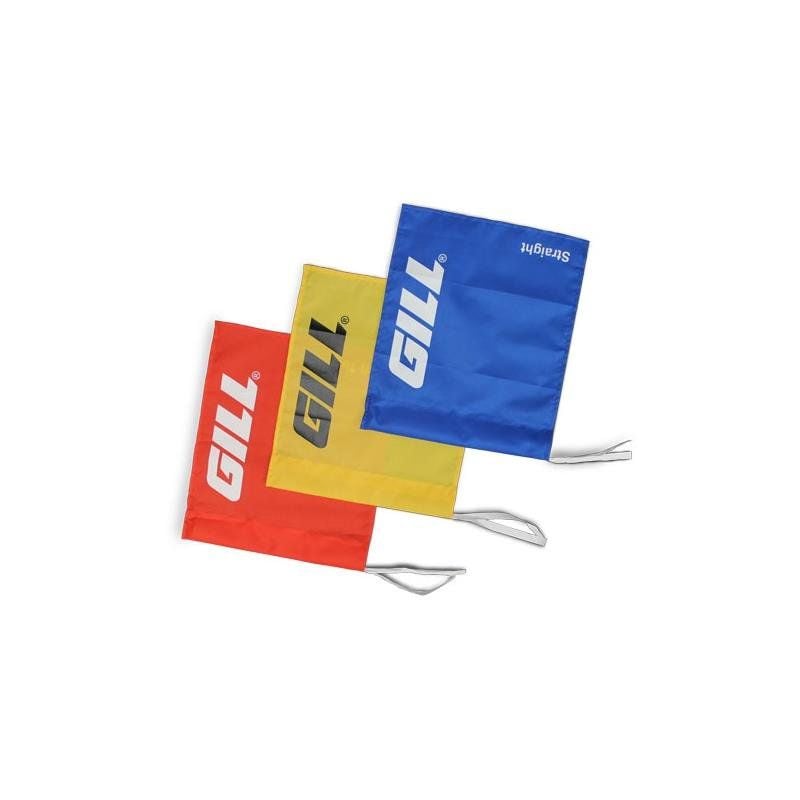 Gill Cross Country Directional Flag Pole; Red; Left Turn