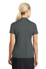 Nike Women's Dri-FIT Vertical Mesh Polo. - Anthracite