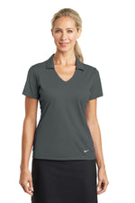 Nike Women's Dri-FIT Vertical Mesh Polo. - Anthracite