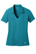 Nike Women's Dri-FIT Vertical Mesh Polo. - Blustery