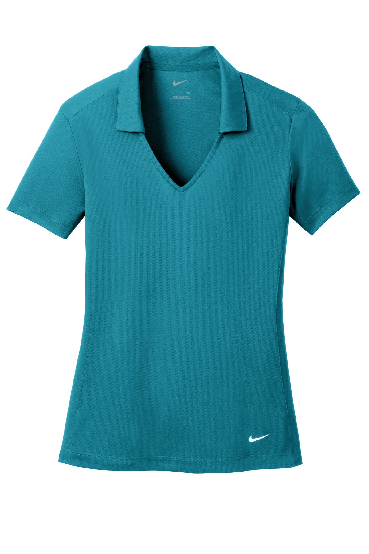 Nike Women's Dri-FIT Vertical Mesh Polo. - Blustery