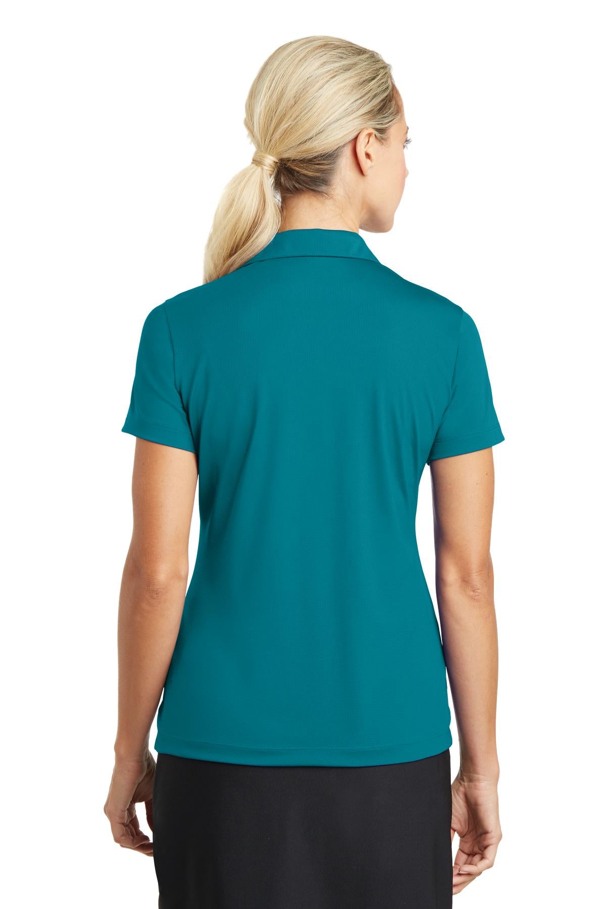 Nike Women's Dri-FIT Vertical Mesh Polo. - Blustery