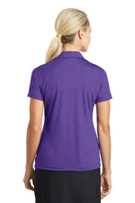 Nike Women's Dri-FIT Vertical Mesh Polo. - Court Purple
