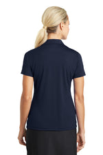 Nike Women's Dri-FIT Vertical Mesh Polo. - Marine