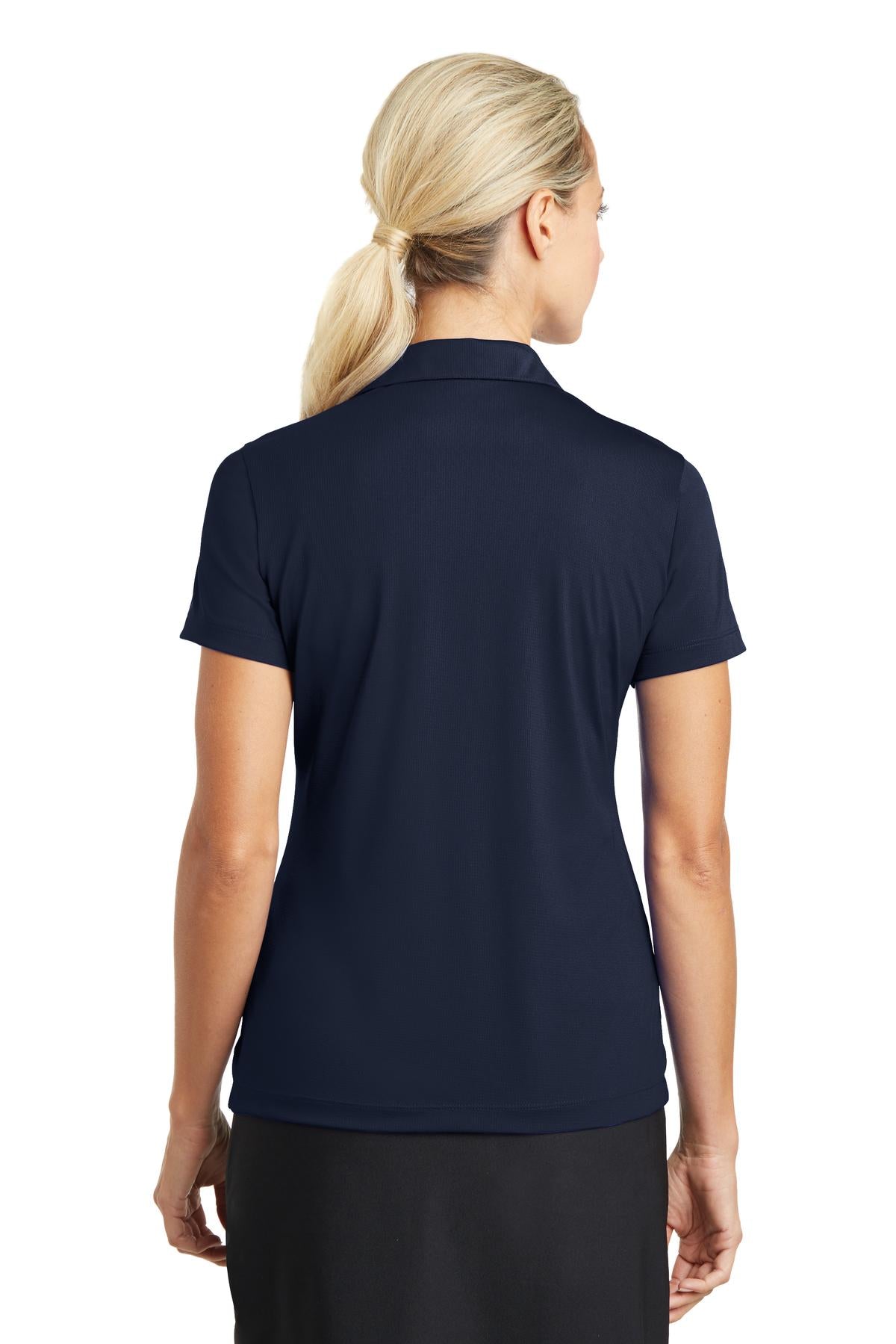 Nike Women's Dri-FIT Vertical Mesh Polo. - Marine