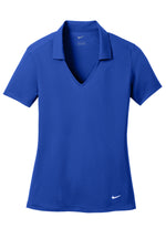 Nike Women's Dri-FIT Vertical Mesh Polo. - Old Royal