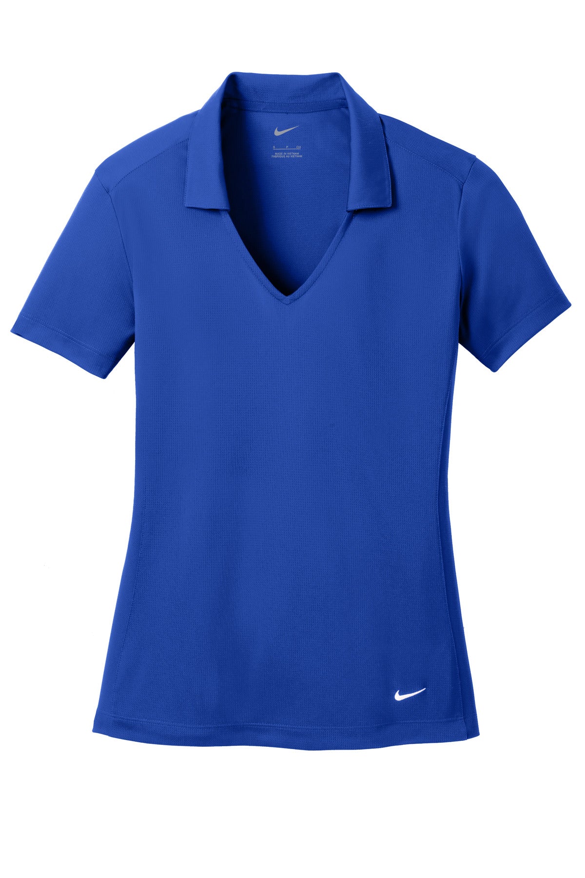 Nike Women's Dri-FIT Vertical Mesh Polo. - Old Royal