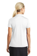 Nike Women's Dri-FIT Vertical Mesh Polo. - White