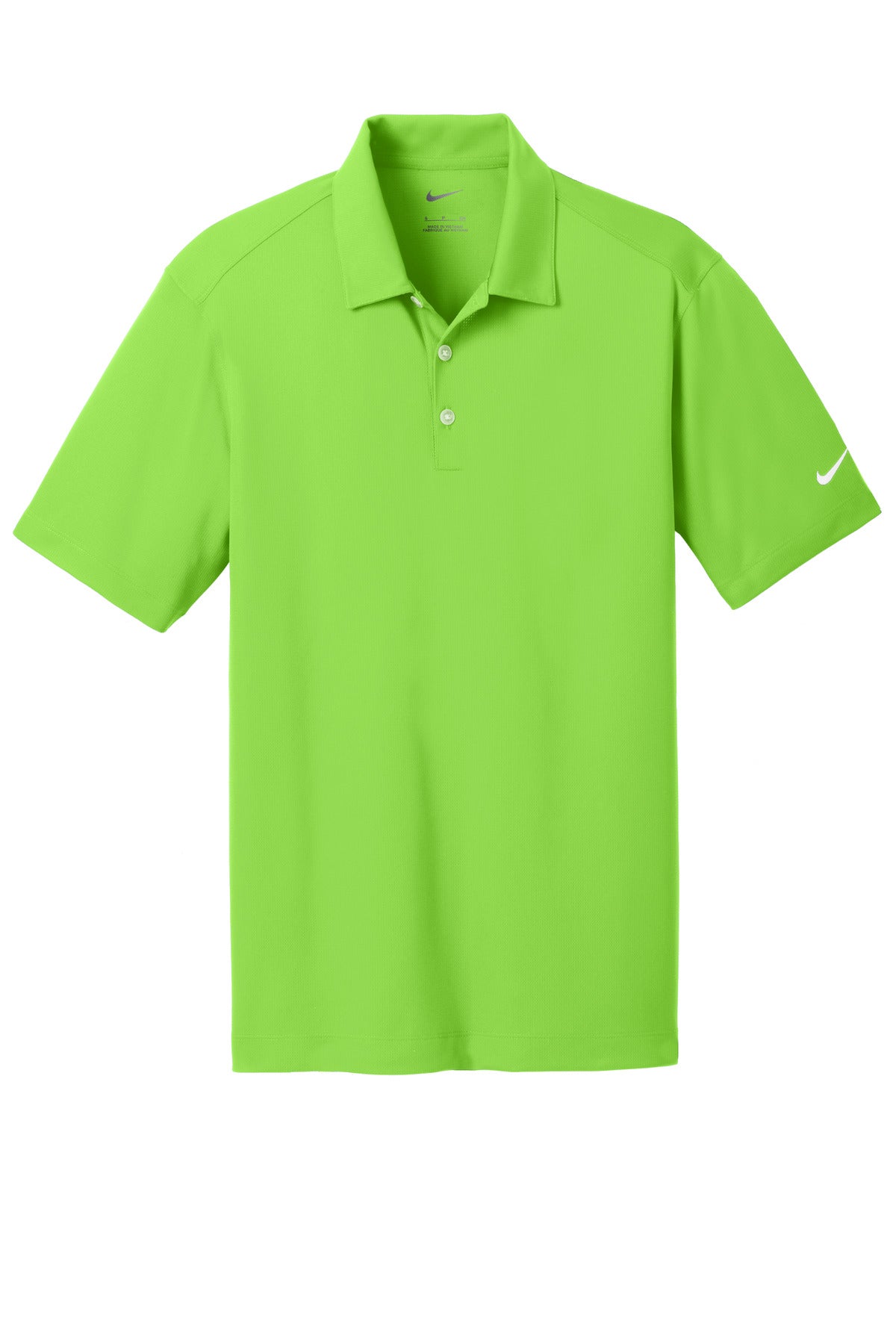 Nike Dri-FIT Vertical Mesh Polo. - Action Green