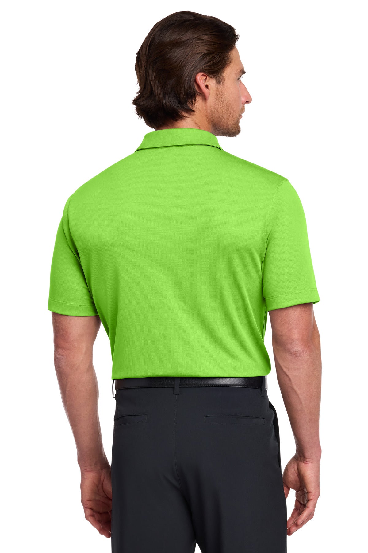 Nike Dri-FIT Vertical Mesh Polo. - Action Green