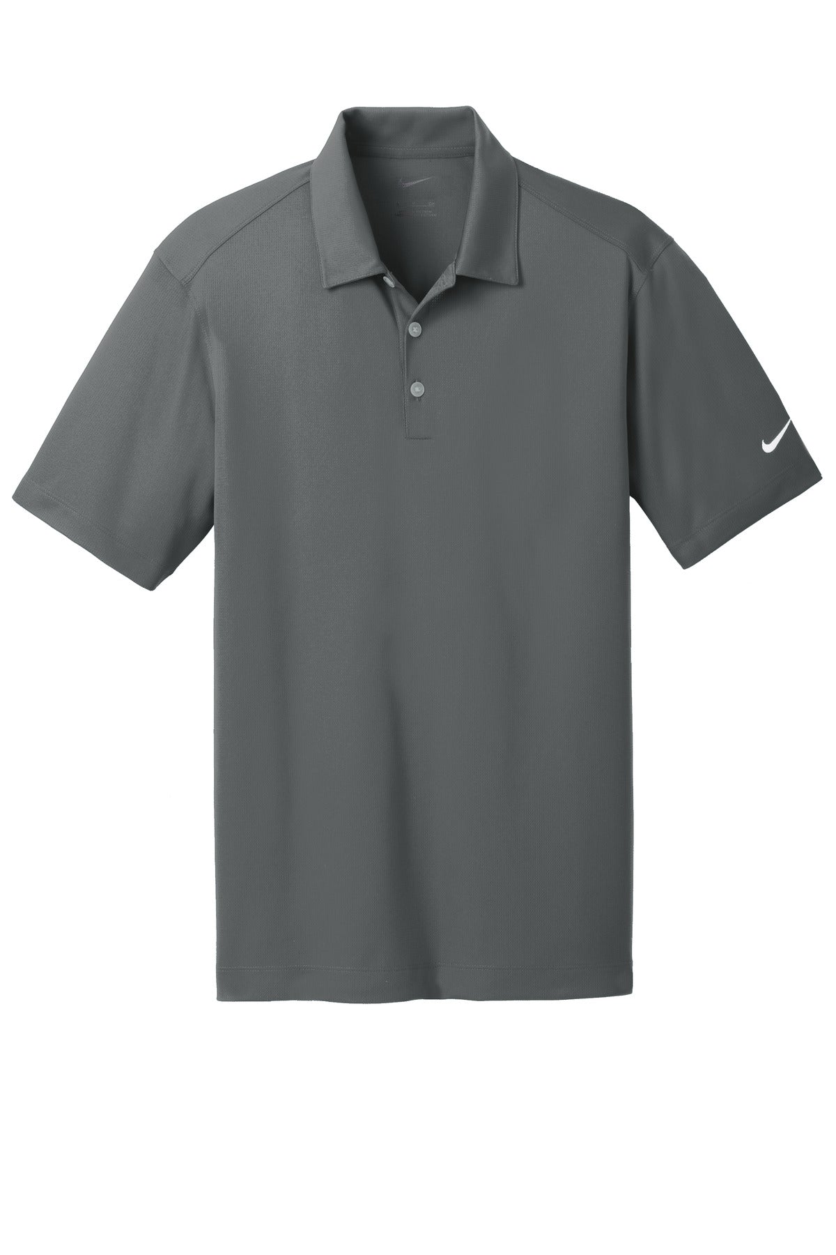 Nike Dri-FIT Vertical Mesh Polo. - Anthracite