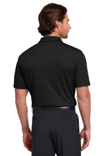 Nike Dri-FIT Vertical Mesh Polo. - Black