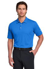 Nike Dri-FIT Vertical Mesh Polo. - Brisk Blue