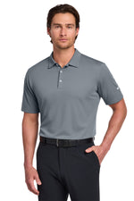 Nike Dri-FIT Vertical Mesh Polo. - Cool Grey
