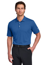 Nike Dri-FIT Vertical Mesh Polo. - Gym Blue