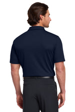 Nike Dri-FIT Vertical Mesh Polo. - Marine