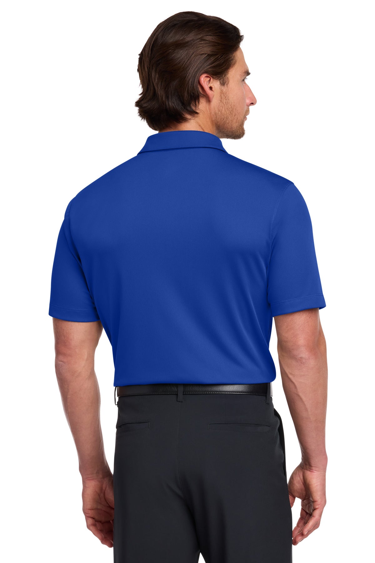 Nike Dri-FIT Vertical Mesh Polo. - Old Royal
