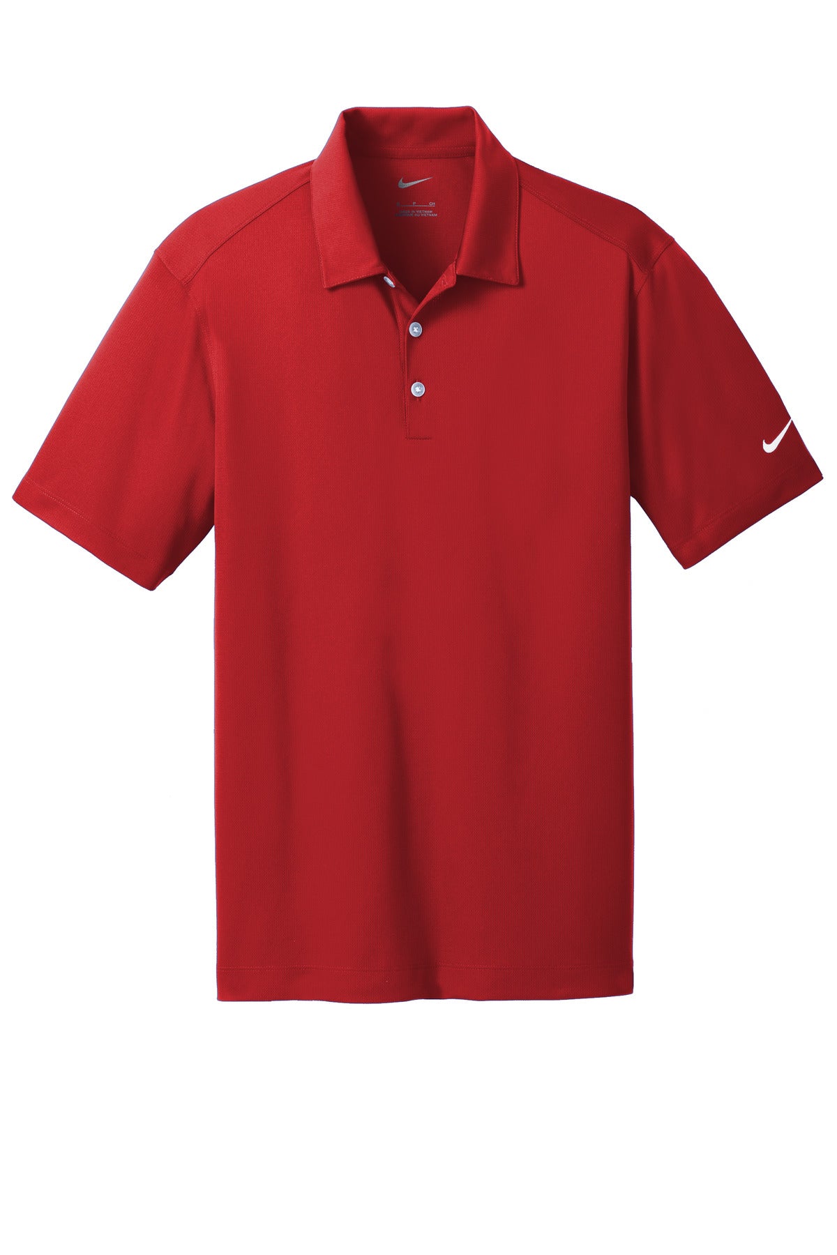 Nike Dri-FIT Vertical Mesh Polo. - University Red