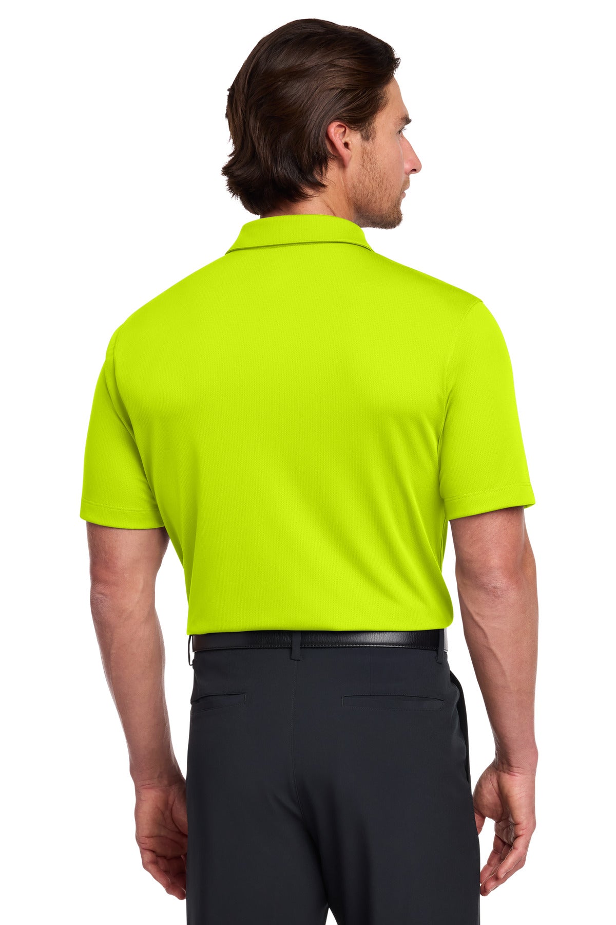 Nike Dri-FIT Vertical Mesh Polo. - Volt