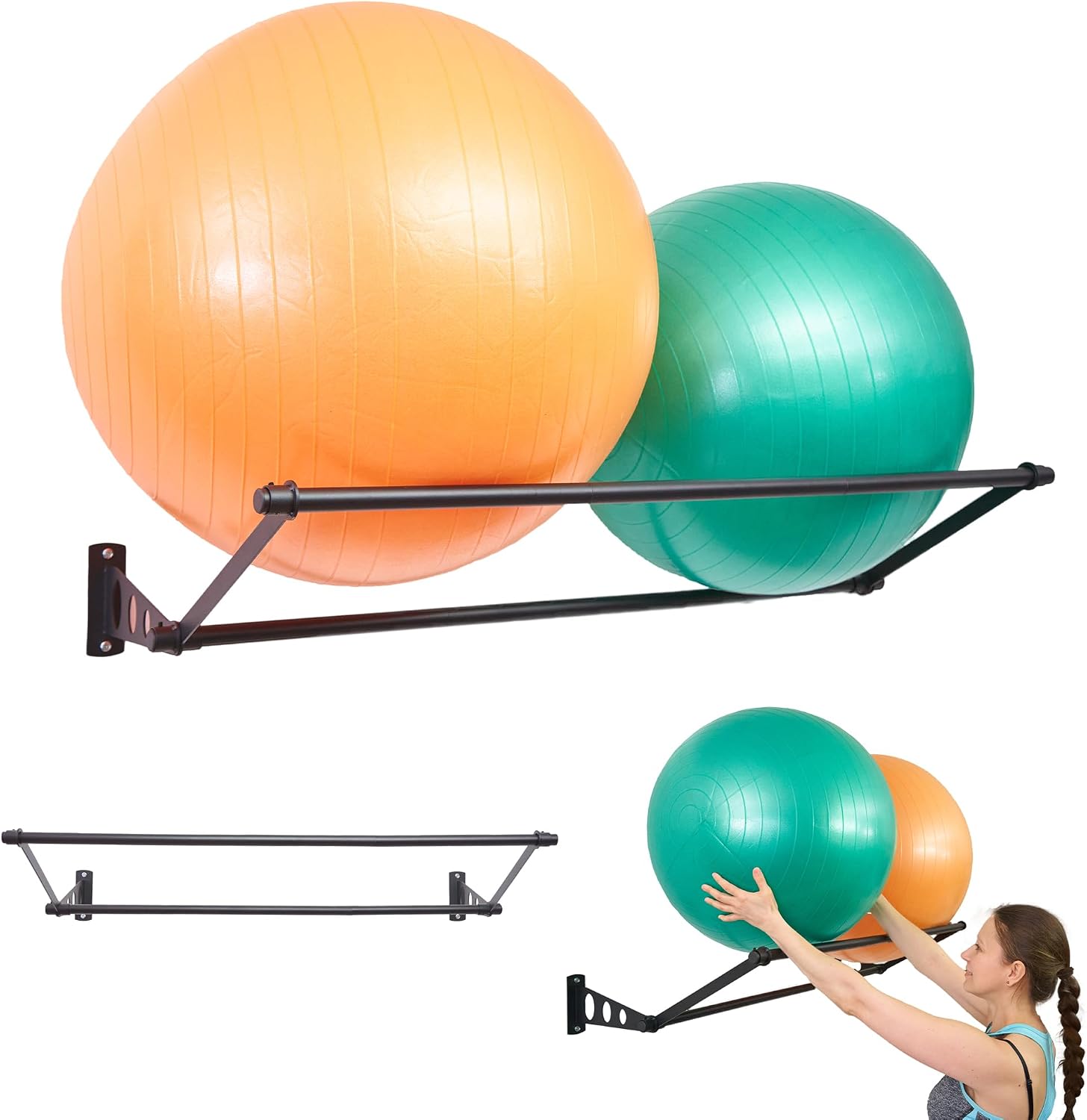 Athletic Connection Stability Ball Wall Rack