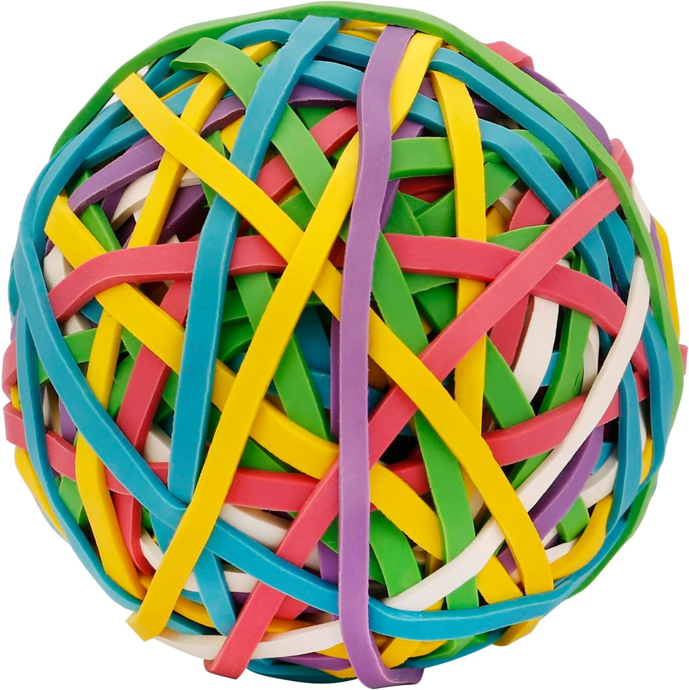 Athletic Connection Rubber Band Ball 4.5"-Set Of 6