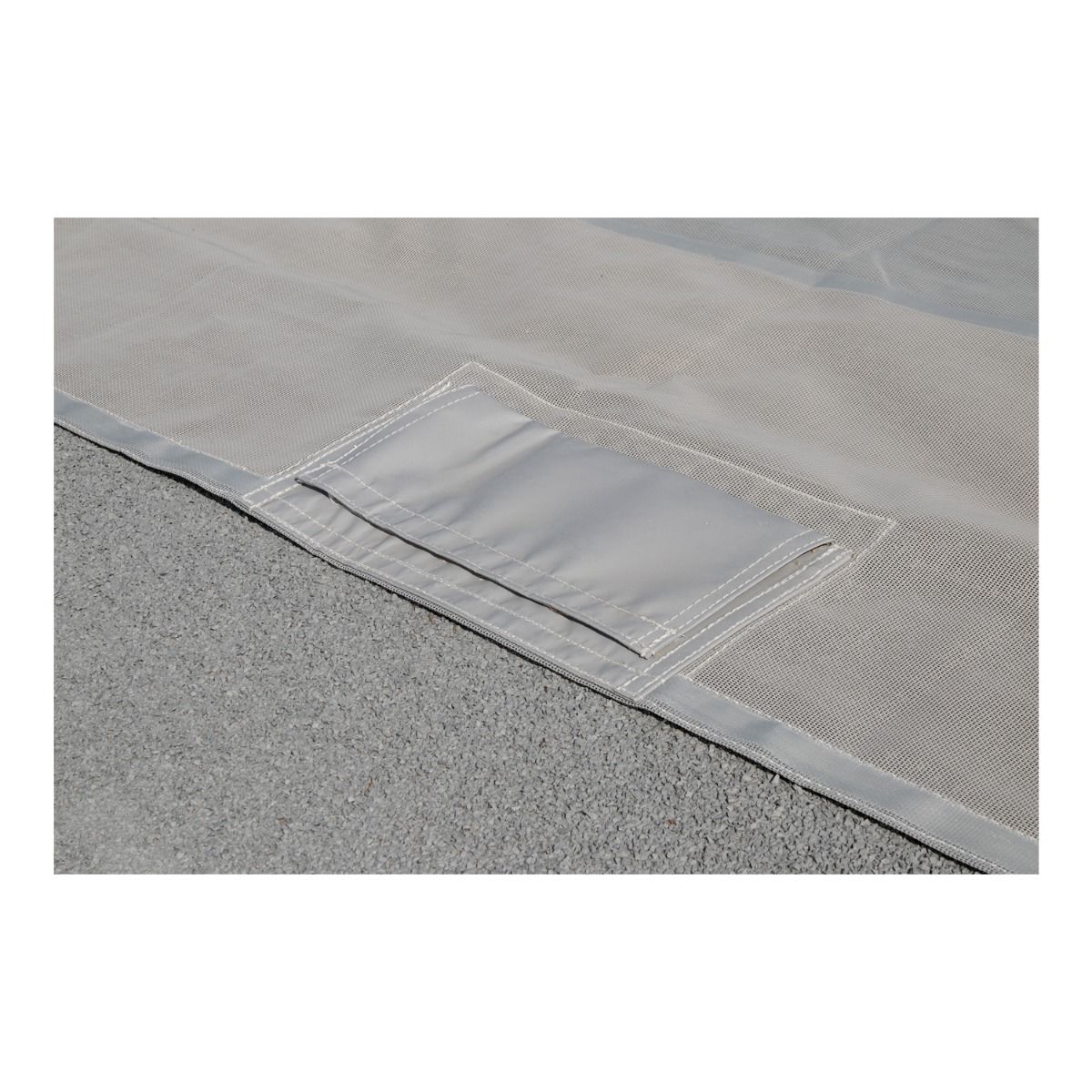 Gill Mesh LJ/TJ Sand Pit Cover; 11'9" X 25'6"; Gray; No Graphic