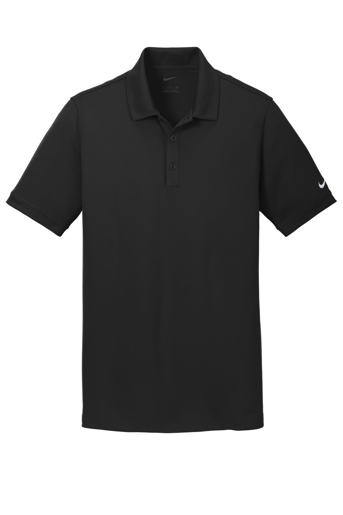 Nike Dri-FIT Solid Icon Pique Modern Fit Polo. - Black