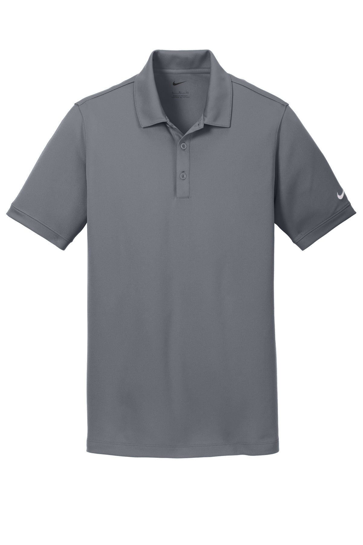 Nike Dri-FIT Solid Icon Pique Modern Fit Polo. - Dark Grey