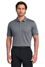 Nike Dri-FIT Solid Icon Pique Modern Fit Polo. - Dark Grey