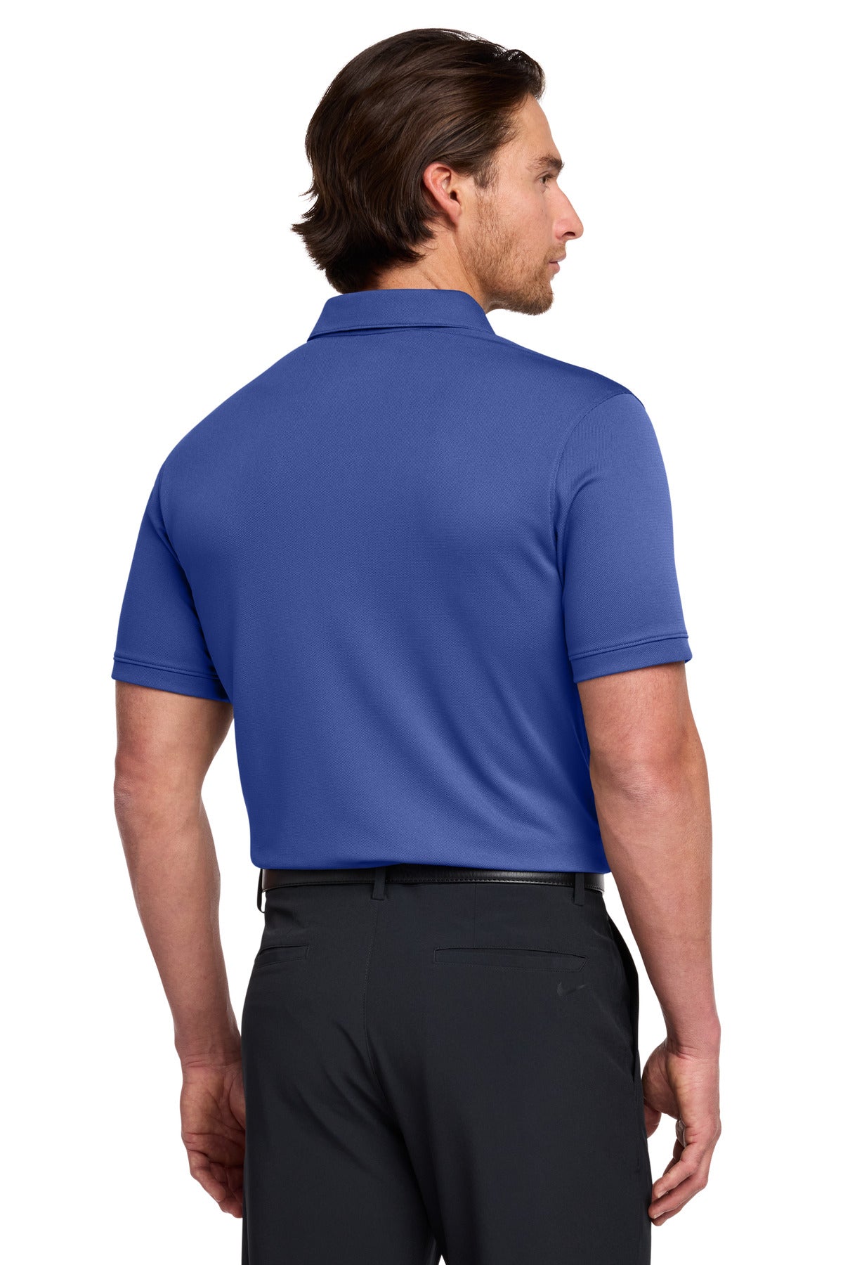 Nike Dri-FIT Solid Icon Pique Modern Fit Polo. - Deep Royal Blue